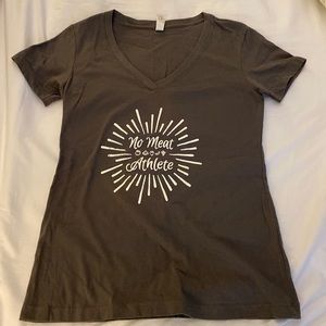 No Meat Athlete V-Neck Tshirt VGUC Size M
